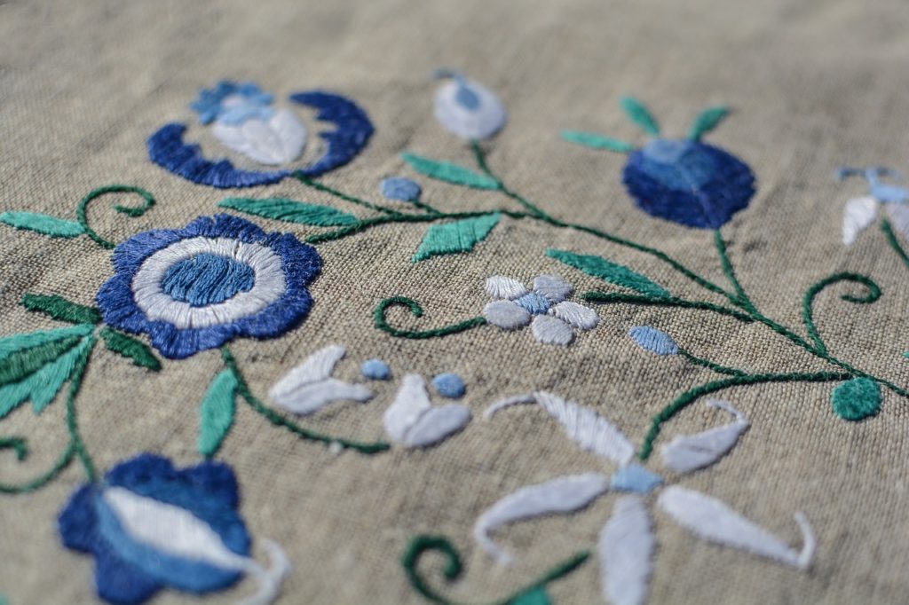刺繍で広い範囲 面を埋めるロングアンドショートステッチのコツは Sasaboの在宅ブログ